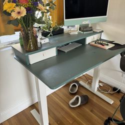 Height-Adjustable standing desk - Like New!