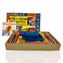 Vintage 1962 Kenner Give-A-Show Projector No.503 w/ Slides Box Complete