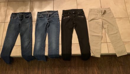 Ladies size 2 jeans, pants, capri’s