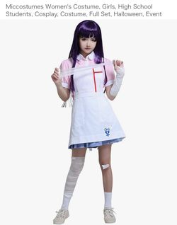 Mikan Tsumiki Danganronpa Cosplay Costume Size S