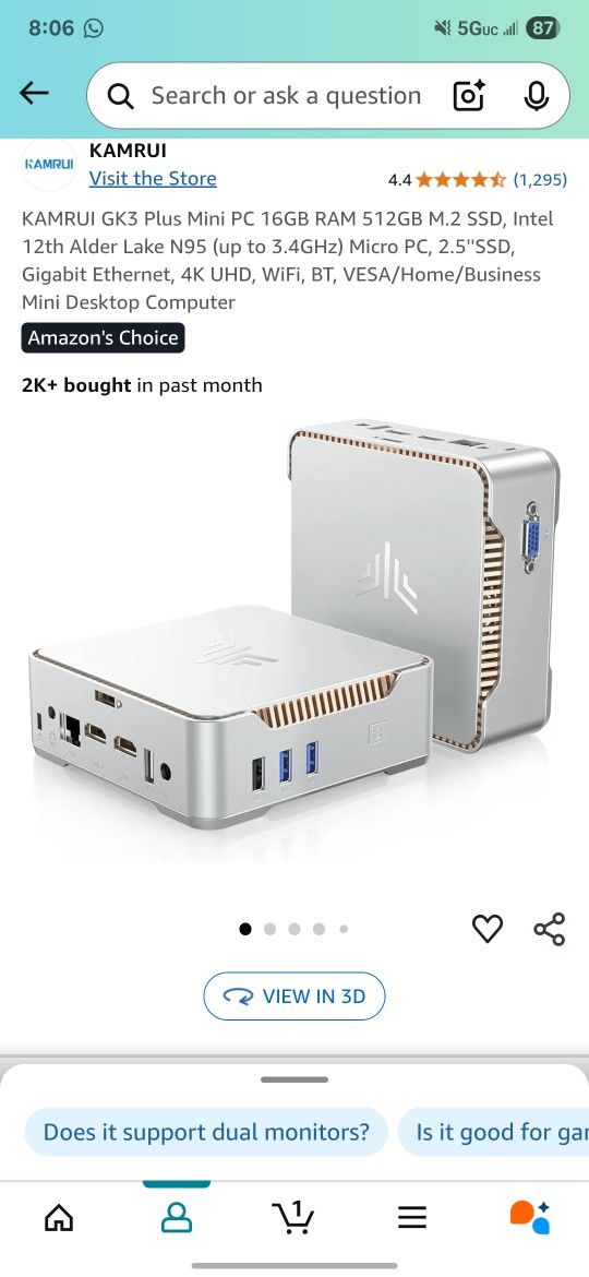 MINI PC Windows 11 Pro