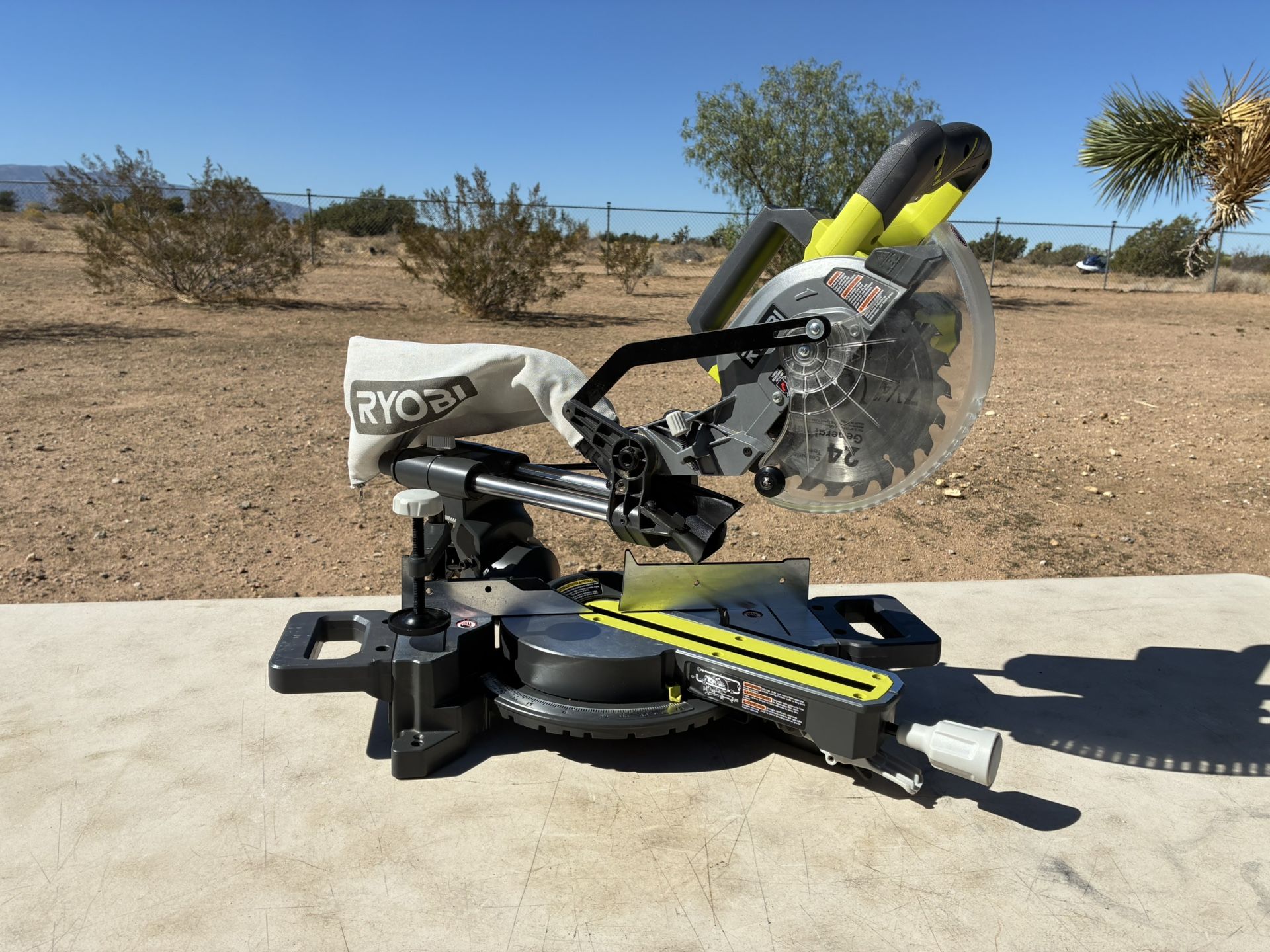 Ryobi Sliding Miter Saw-7 1/4 Inch Corded