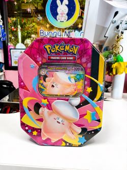 Pokémon Mega Clefable ex Tin – Factory Sealed!