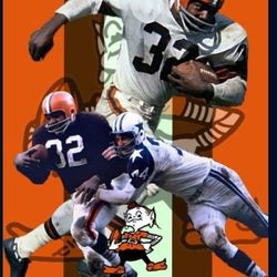Cleveland Browns Jim Brown Lithograph 