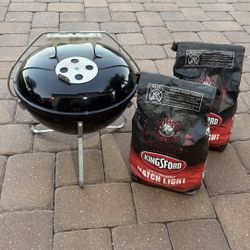WEBER CHARCOAL GRILL & CHARCOAL 