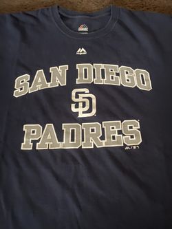 2012 San Diego Padres Majestic Shirt Size 2XL