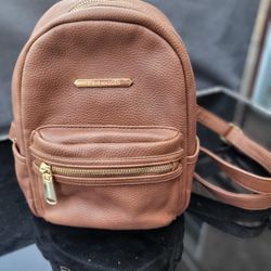 Steve Madden Brown Mini Backpack/Bag