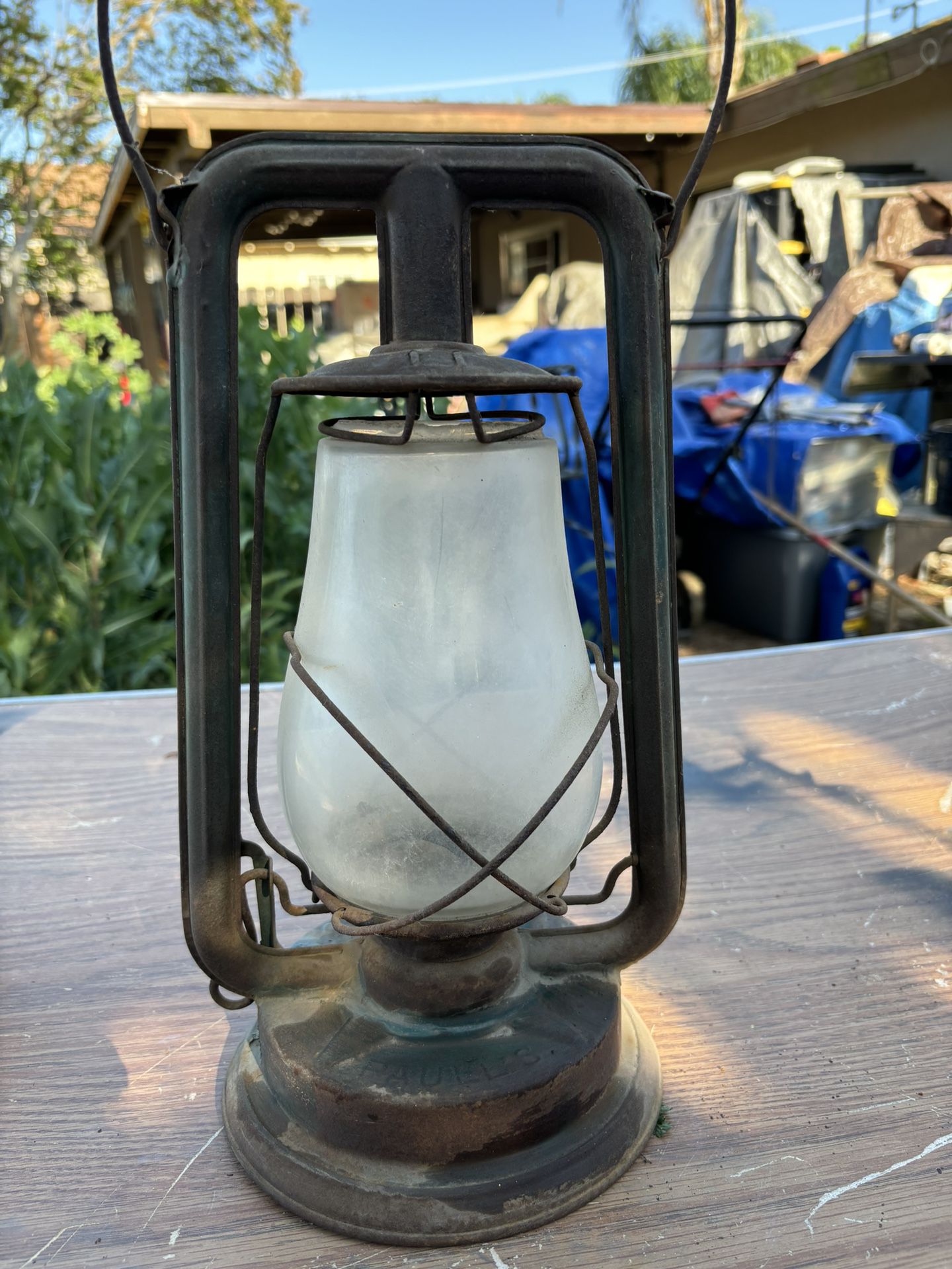 Paul’s No. 0  Green lantern. Antique