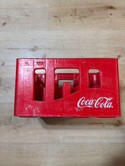 Coca-Cola Red Plastic Bottle Crate