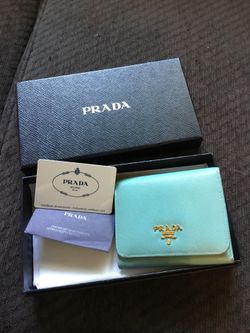 Authentic 100% Prada saffiano metal