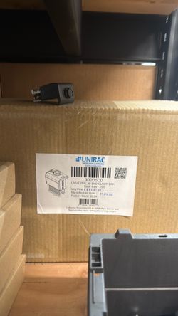 Unirac 302050D universal End clamp Dark box of 200