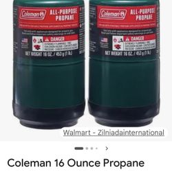 18 Count16 Ounce Propane Tanks