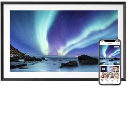 NEW 15.6” WiFi Digital Picture Frame – Perfect Gift, 1080P IPS