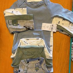Six Month Onesie - Four Long Sleeves