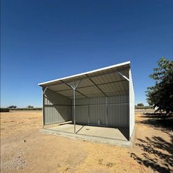 12x20 Metal Livestock Shed