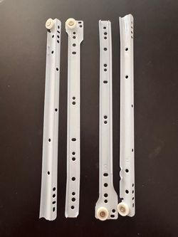 14 in. Side Mount Euro Drawer Slide (2-Pair) drawer repair slides replacement guías para reaparcion de cajoneras de ropa o cocina 2 pares de 14” más s
