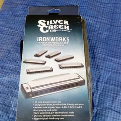 Silver Creek Pro harmonica Instrument Set Authentic 