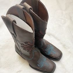 Leather Cowgirl Boots