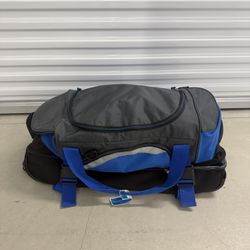 Large Rolling Duffel Bag on Wheels – Telescoping Handle – Travel / Sports