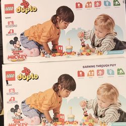 Lego Duplo Mickey And Minnie Train 🚂 Sets X2