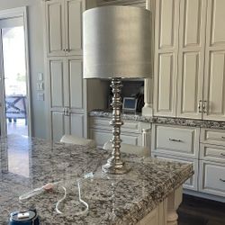 Silver lamp for sale