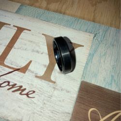 Tungsten Ring Size 9 Mens 