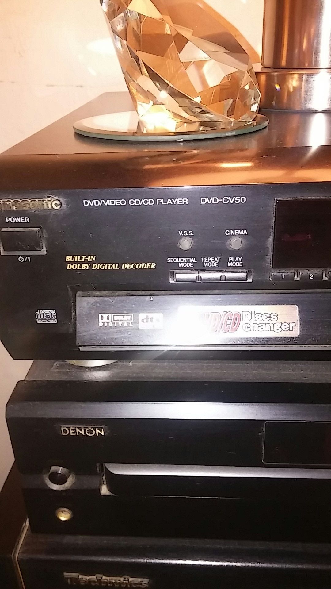 Panasonic 5 DVD/CD player