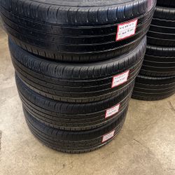 4-used Tires 215/55/R17 Kumho For 180.00 Installed.