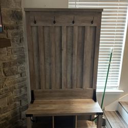 Coat Rack Bench 
