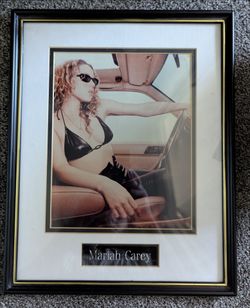 Mariah Carey RARE Framed Collectible