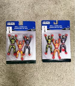 Your Action Hero Wall Crawlers 3-pack Sticky Ninja Toys