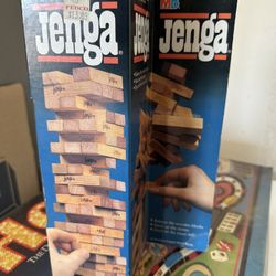 Vintage 1986 Jenga Game By Milton Bradley