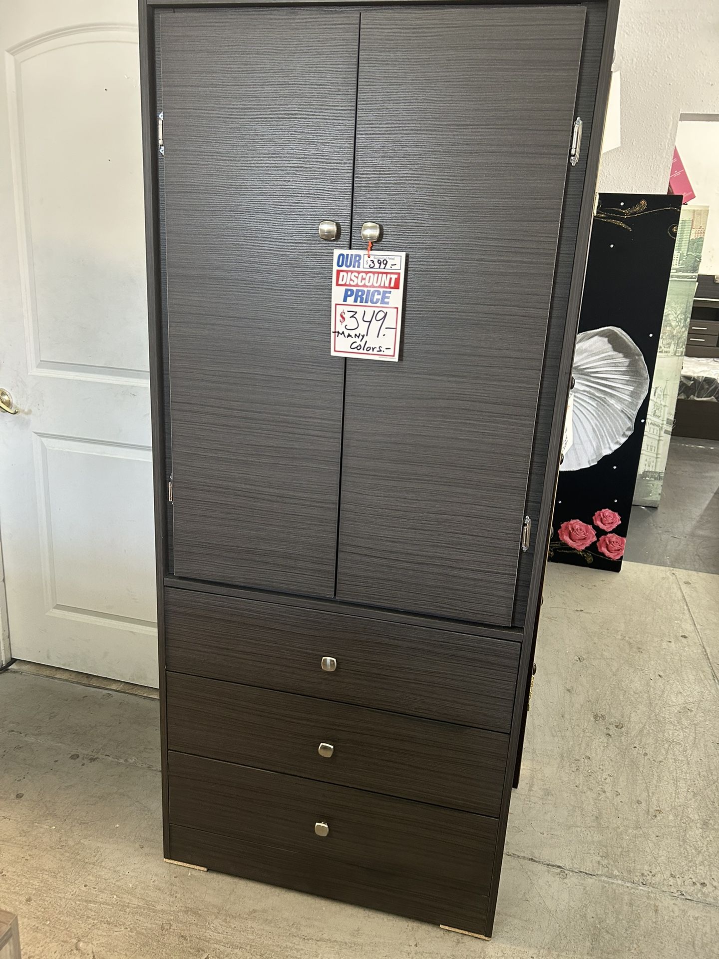 Armoire Wardrobe Different Colors Available