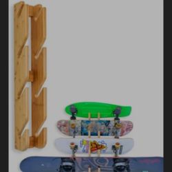 COR Surf Skateboard & Snowboard Wall Mount Display - 4 Board Indoor Rack Made with Sustainable Bamboo
Amazon's Choice
Like New! Sacrifice! 