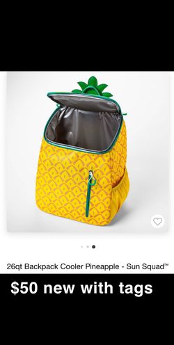Pinapple backpack cooler