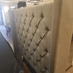 Full size, bedframe, and box spring
