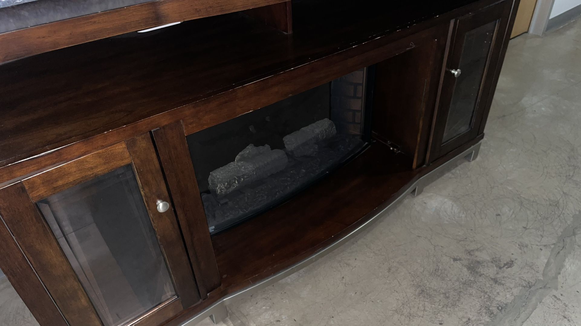 TV Stand With Fireplace