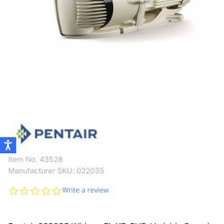 Used Pentair Whisperflo XF Commercial Pool Pump 