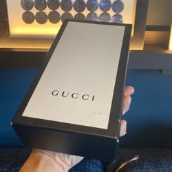 Gucci Black Leather Belt