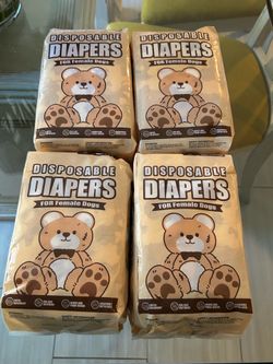 Dono Dog Diapers Female-40PCS, Disposable Pull it Up Diapers for Dogs