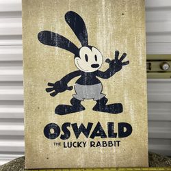 Disney Limited Edition Oswald The Lucky Rabbit Wall Art 