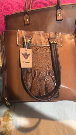 New leather bag