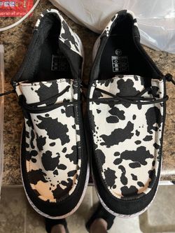 Cow Print Shoes Size 10 Women’s