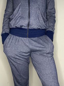 Blue 2 piece track suit