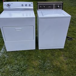 Washer And Electric Dryer 