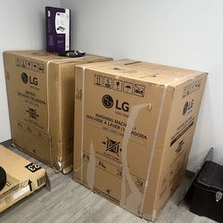 Brand new in box LG Washer & Dryer
