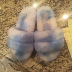 Furry House Slippers.  Thick and Cozy by UGG 