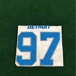 Aidan Hutchinson Detroit Lions White Jersey 