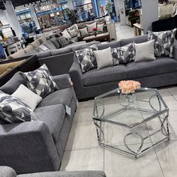 2pc Living Room 🩶 Grey Color