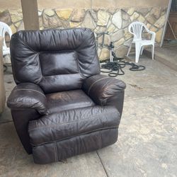 Leather Sofá Recliner 